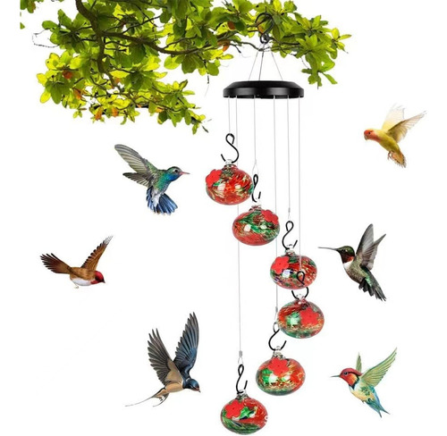 M Nuevos Comederos Para Colibríes Con Charming Wind Chimes