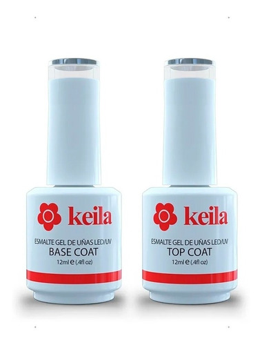 Keila Esmalte Semipermanente Base Coat + Top Coat Uv Led