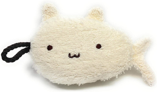 Daiso Cute Animal Body Sponge Soft Piled Cotton 5.9 X 2.8 X