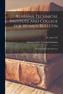Libro Alabama Technical Institute And College For Women B...