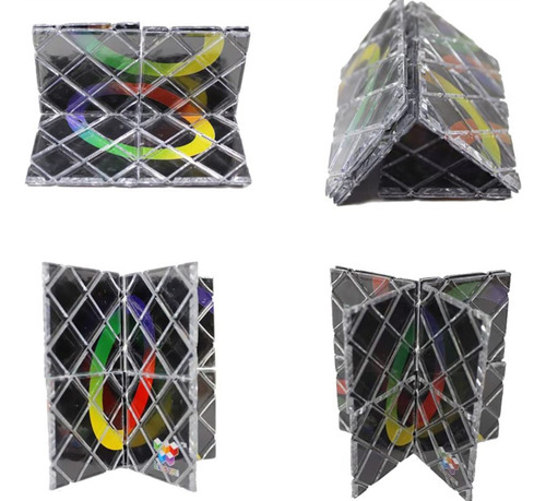 Juguete De Rompecabezas, 8 Paneles, Cubos Plegables, Twisty
