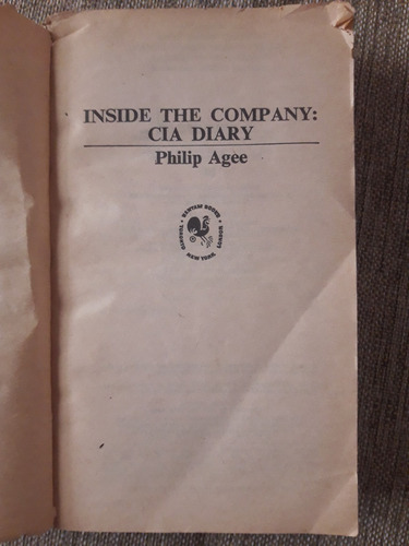 Inside The Company: Cia Diary - Philip Agee - Bantam -inglés (Usado)