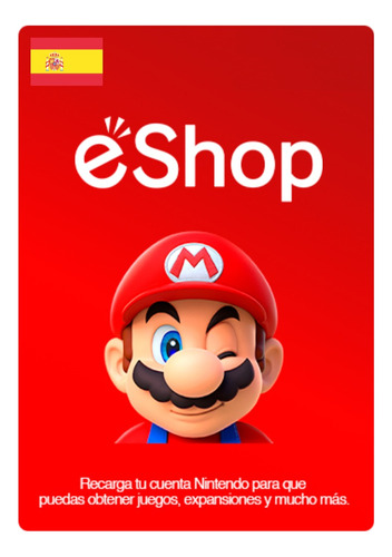 Nintendo Eshop Gift Card España Entrega Inmediata Promoción 