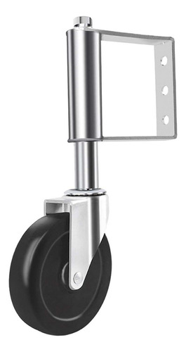 Rueda Giratoria Para Puerta De Valla, Plata De 4 Pulgadas.