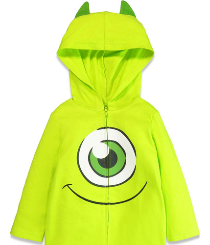 Disney Pixar Monsters Inc Mike Wazowski Mono De Piel Para