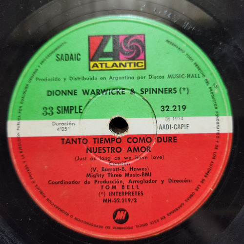 Simple Dionne Warwicke & Spinners Atlantic C2