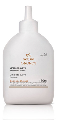 Natura Chronos Repuesto Espuma De Limpieza Suave