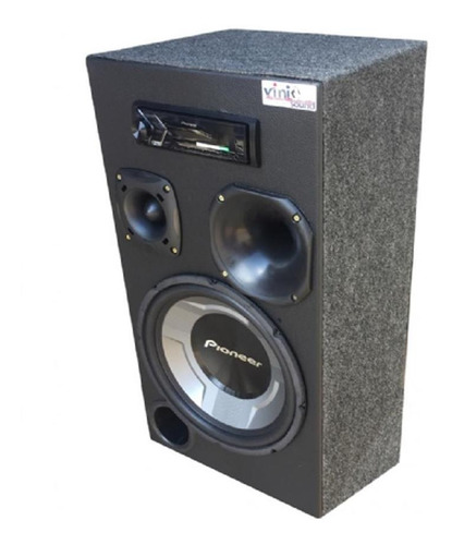 Caixa Auto Residencial Bluetooth Pioneer Ts-w3060 Completa