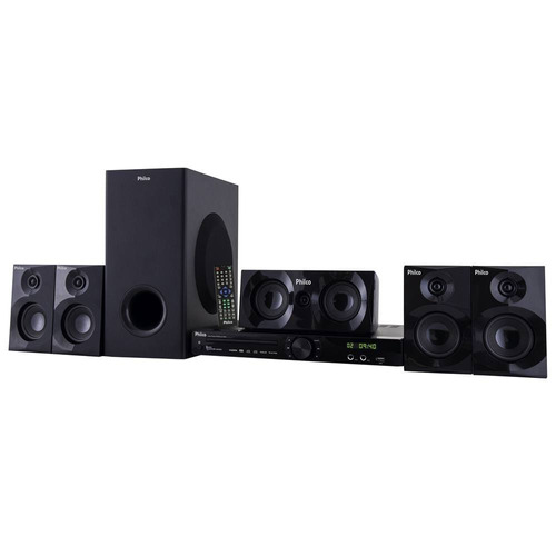 Home Theater Philco 5.1 Canais Pht690 Com Dvd Karaokê