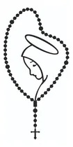 Comprar Calco Virgen Auto Vinilo Adhesivo 13 X 7 Cm Varios Colores