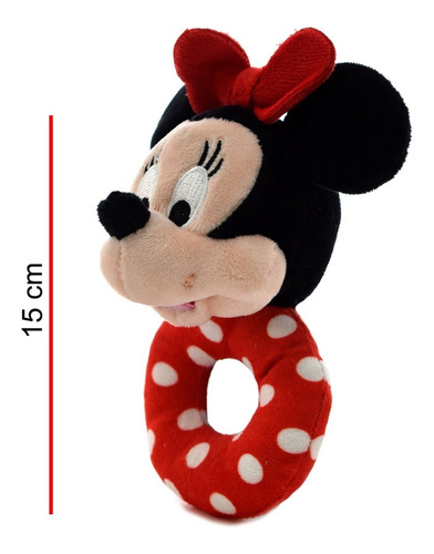 Sonajero Peluche Phiphi Toys Mickey Minnie Donald Pluto 