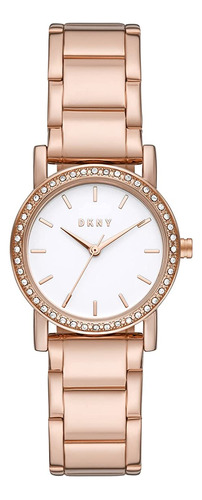 Dkny Soho - Reloj De Vestir Delgado De Cuarzo De Acero