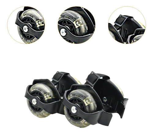 Patines Con Ruedas Y Tacón Alto, Patines Con Ruedas Y Luces