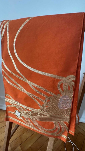 Fukuro Obi Japonés Original De Seda.