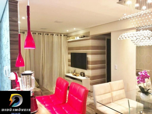 Imagem 2 de 30 de Lindo Apartamento Com 67 M² Na Fundação Scs, Sendo 2 Dormitórios, 1 Suíte, Varanda Com Churrasqueira, 1 Vaga. - Ap07908 - 69944825