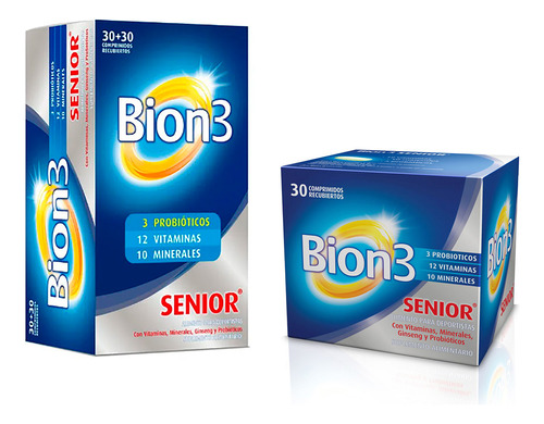 Pack Bion 3 Senior 60 + 30 Comprimidos Recubiertos