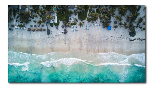 Cuadro Canvas Playa Tulúm Riviera Maya Decoración 120x67