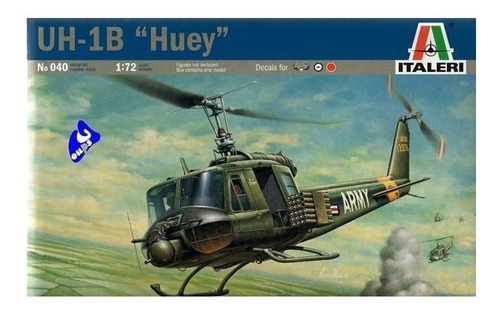 Modelismo Helicoptero Americano 1/72 Uh-1 Huey Vietnam