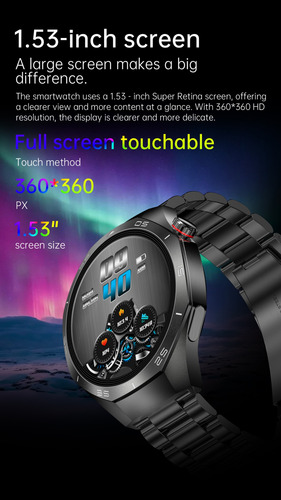 Reloj Inteligente Bluetooth Resistente Al Agua Hw95-1