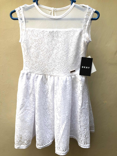 Vestido Niña Dkny Nuevo Traído De Usa Talla 6-7 Fiesta