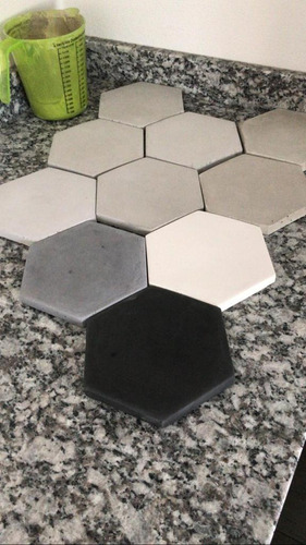 Mosaico De Cemento Hexagonal - Revestimiento Pared Piso M2