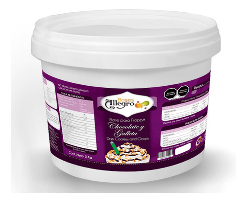 Base Para Frappe Dark Cookies & Cream  3 Kg