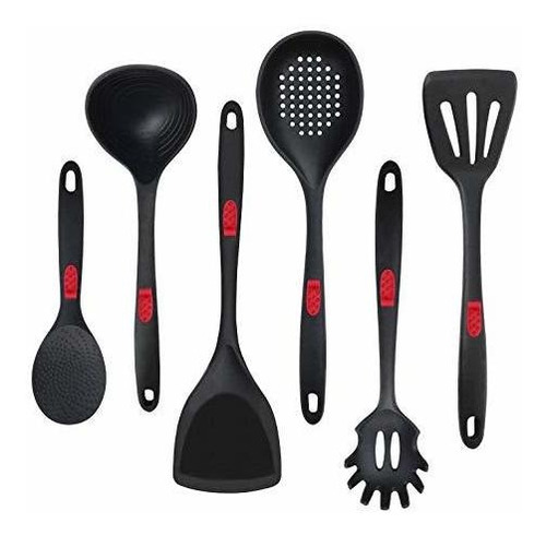 Moonro Juego De Utensilios De Cocina De   Premium, 6 Es...