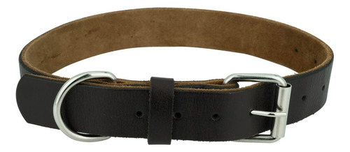 Collar Para Perro Gelante De Cuero Genuino Resistente Con He
