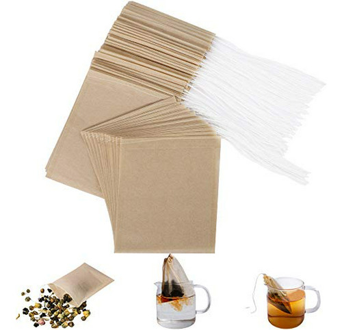 Eco-fil Bolsas De Filtro De Té Desechables Para Té Suelto, M