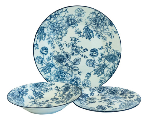 Set Vajilla De Porcelana 18 Piezas Diseño Stella Doral Stella Stella