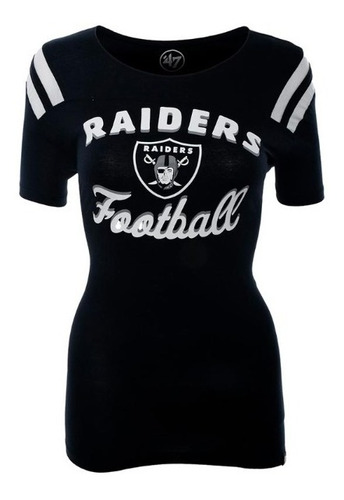 Playera 47 Mujer Negro Las Vegas Raiders F23twhubt441427jk