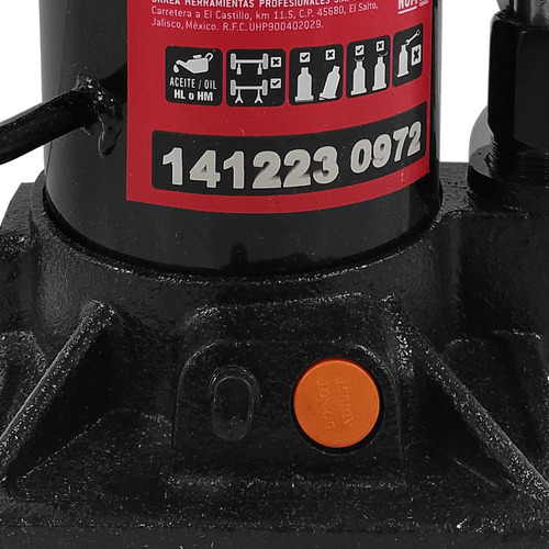 Gato Hidráulico Tipo Botella Urrea 2412n 12 T Vertical Horiz