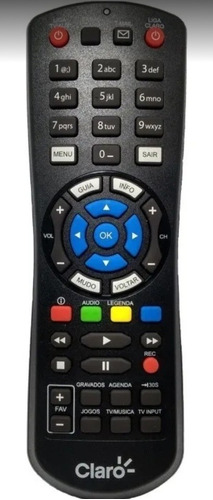 Controle Remoto Claro Hdtv