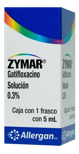 Zymar Solución Oftálmica 0,3 %, 1 Frasco Gotero 5 Ml