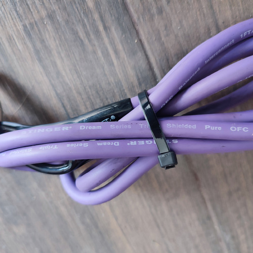 Cable Rca Stinger 2 Metros Usado Original Ofc (Usado)