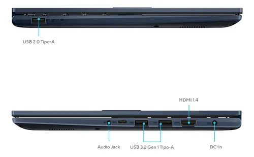 Notebook Asus Vivobook 14 Intel Core I5 8 GB Ram 512 GB Ssd