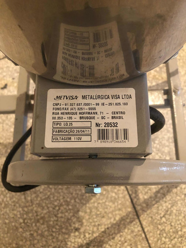 Imagen 1 de 3 de Licuadora Industrias 25lts Metvisa