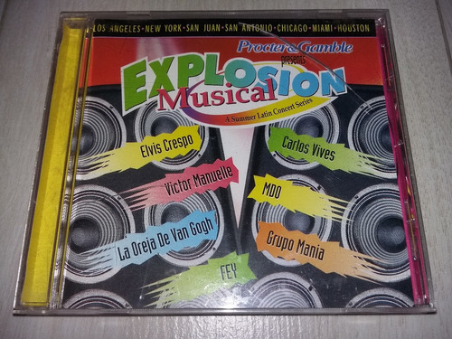 Cd Explosion Musical - Elvis Crespo, Carlos Vives, Mdo, Fey