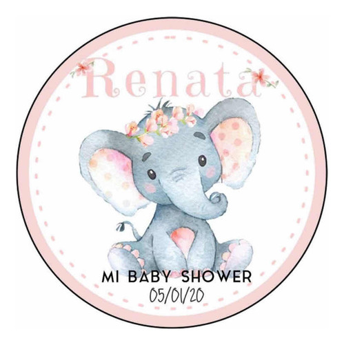 Pin Broche Personalizado Baby Shower De Niña 25 Piezas 5.5cm