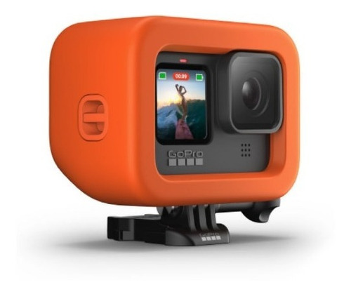 Floaty Gopro Hero 9  Espuma Flotante Naranja Adflt-001