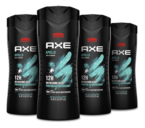 Axe Apollo - Gel De Ducha Para Hombre, Para Una Frescura De 