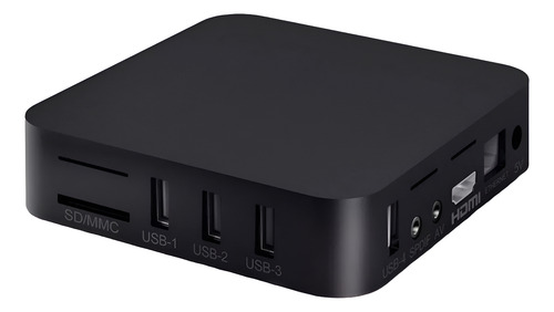 Tv Box Convertidor Smart 6k Android Negro Estándar