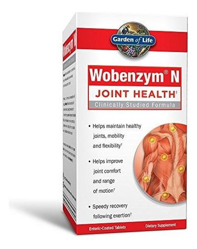 Enzimas Wobenzym N Systemic, Garden Of Life 200 Tabletas