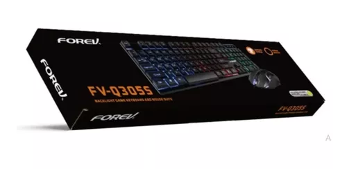 Combo Teclado + Mouse Gamer Rgb Forev Fv-q305s Febo - FEBO