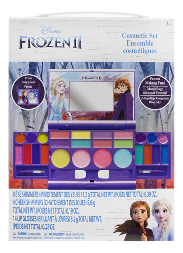 Set Maquillador Con Espejo Elsa Y Anna Disney Frozen Índigo