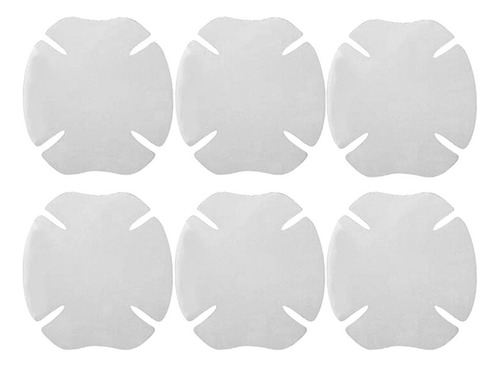6x Manija De La Puerta Del Coche Copa Protectores Contra