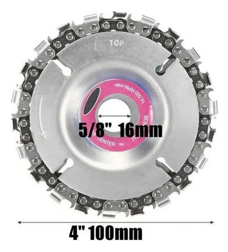 Serra Circular Dentada 4 Polegadas 100mm Aço 14000rpm