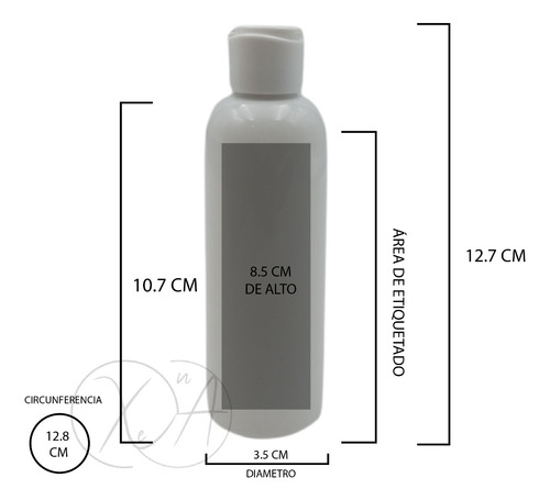 Envases Plasticos Botella Blanca 100 Ml Tapa Flip Top X 100