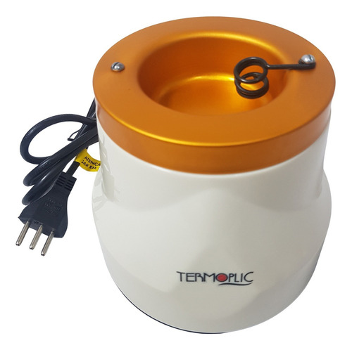 Panela Para Derreter Queratina Termoplic Cor Creme 110w