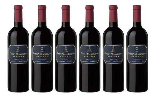 Vino Fabre Montmayou Reserva Merlot X750cc Caja X6